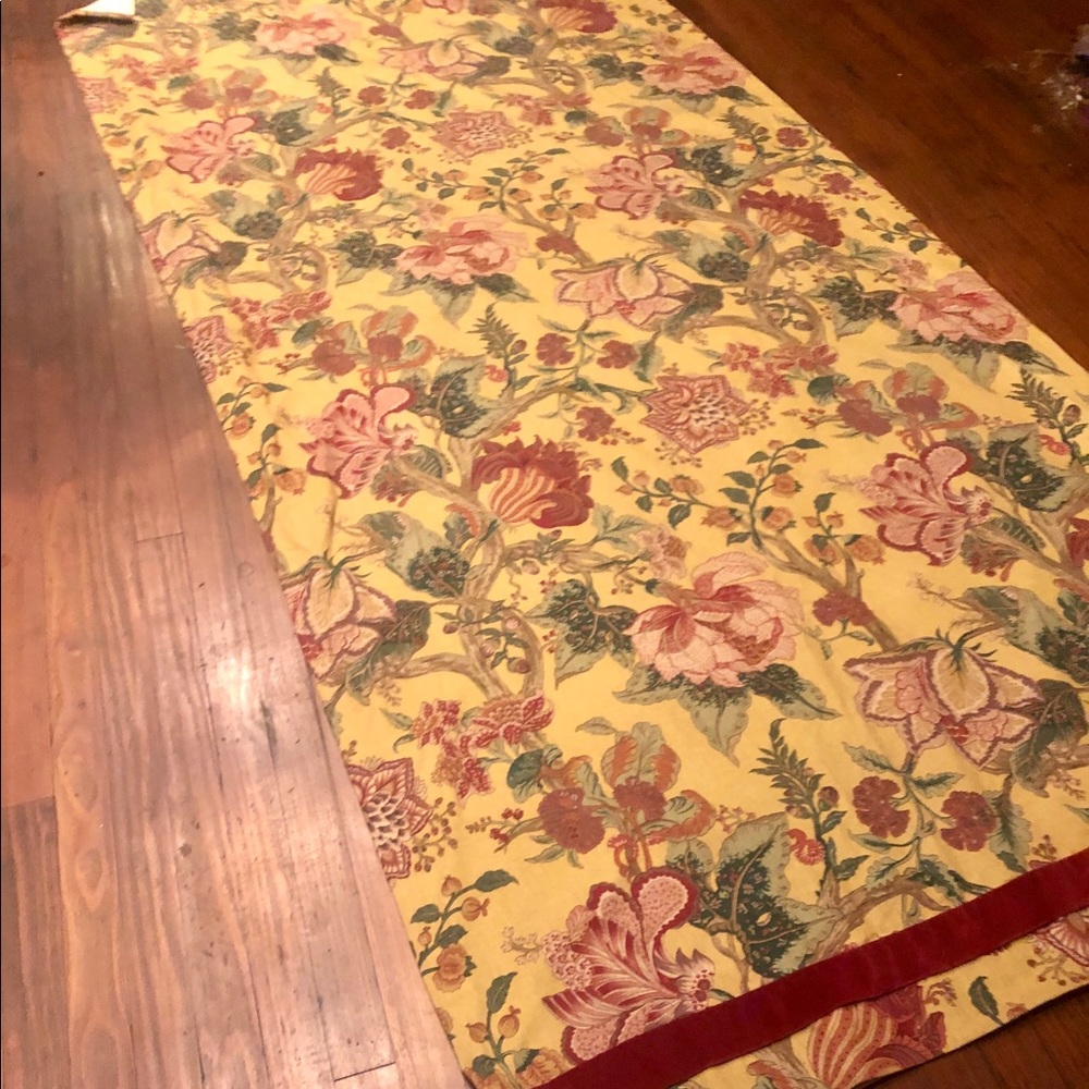 48x106” lined & velvet trim  panels PRICE DROP